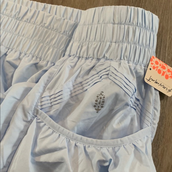 FP MOVEMENT Get Your Flirt On Shorts NWT Baseline Baby Blue - Picture 8 of 8